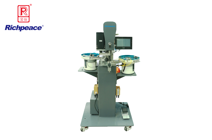 QY千亿国际自动打腰头扣机 & QY千亿国际自动打铆钉机