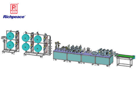 QY千亿国际全自动鸭嘴型口罩生产线