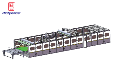 QY千亿国际全自动床垫包装线